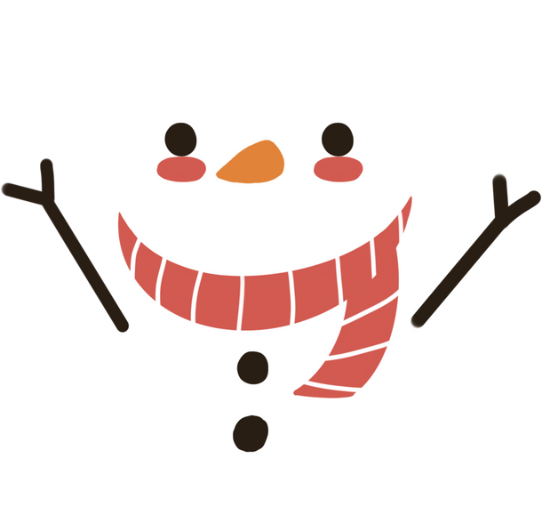 Cute Winter Snowman