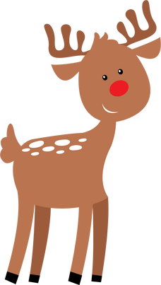 Christmas Reindeer Illustration